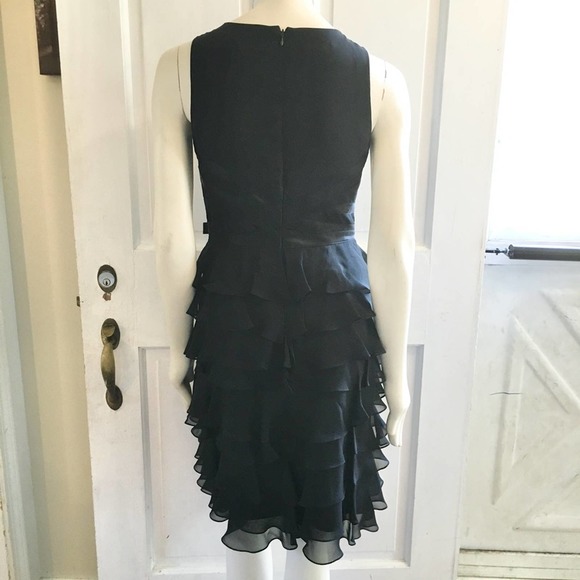NEW KAY UNGER NY 100% Silk Cocktail MidiDress SZ 6 - Picture 11 of 12